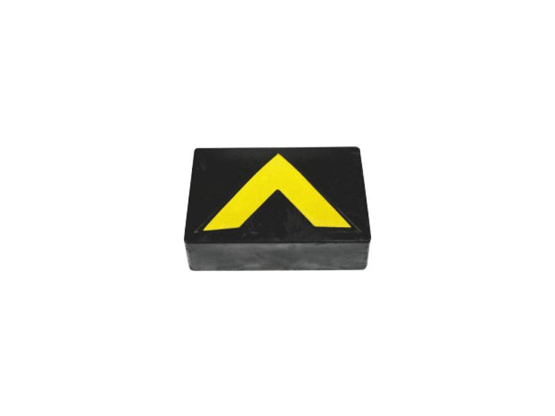 Черный и желтый резиновый защитный чехол для парковки
