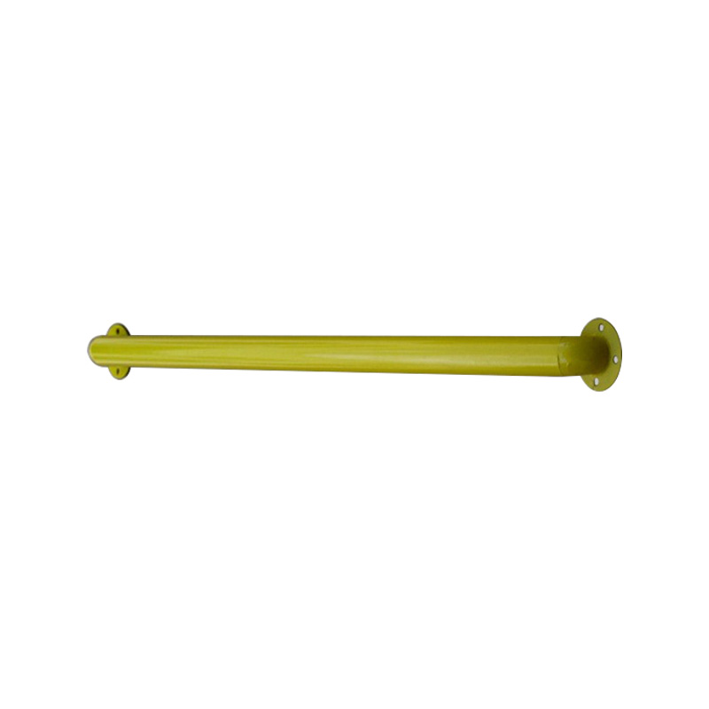 Rubber Car Wheel Stopper Steel pipe round head positioner 2M