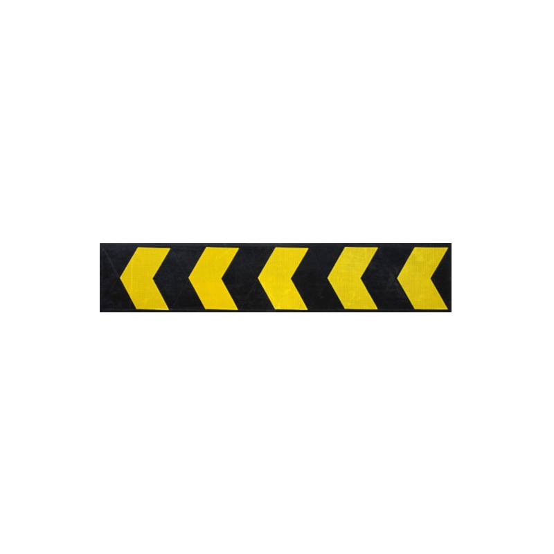 Parking Lot Safety Reflective Rubber Wall Protector